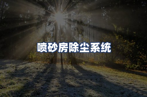 喷砂房除尘系统